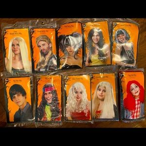 Lot of 10 wigs